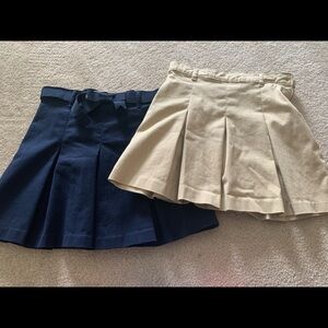 Lightly worn uniform skirts